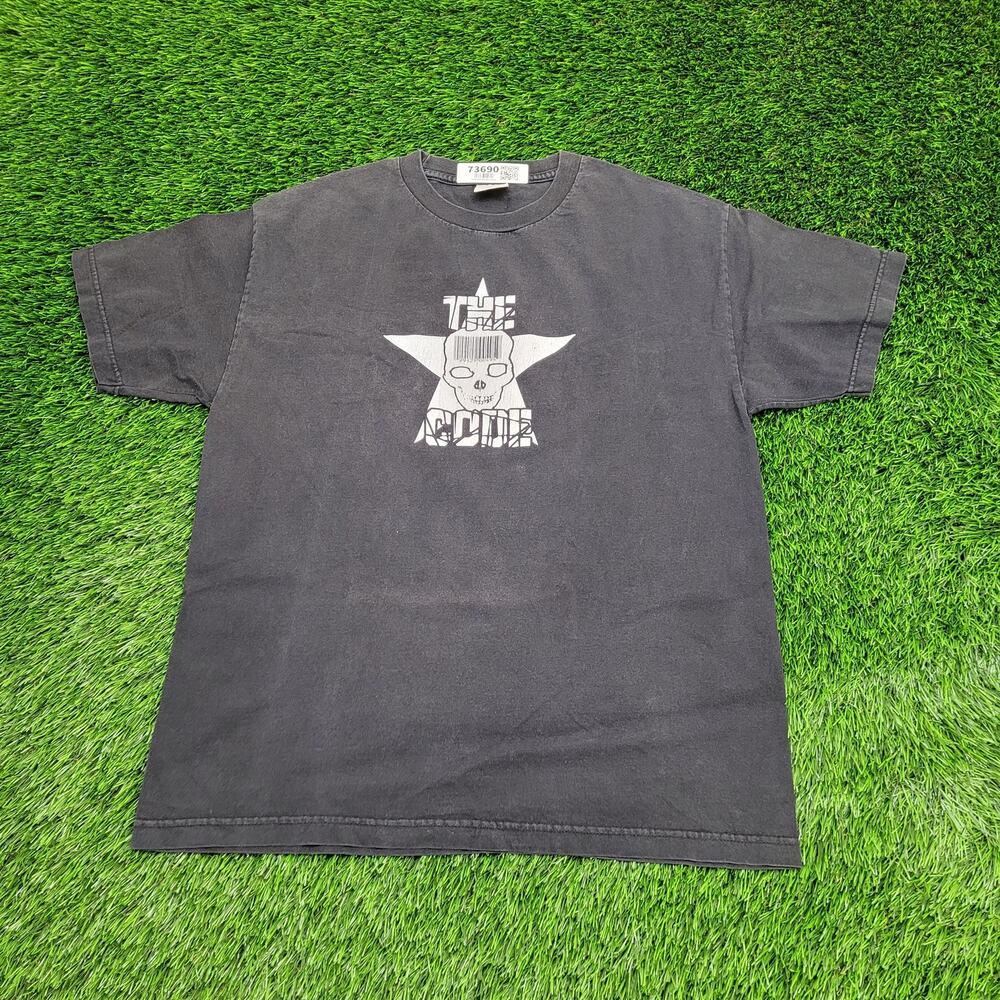 Vintage 90s The Code Pittsburgh Punk Faded T-Shirt Murina USA Fits Medium